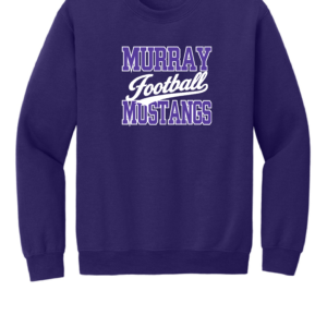 Murray Mustangs Football - Crewneck Sweatshirt
