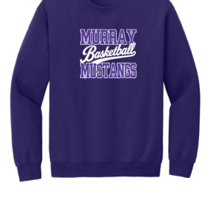Murray Mustangs Basketball - Crewneck Sweatshirt