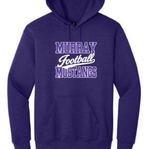 Murray Mustangs Football - Heavy Blend Hooded Sweatshirt