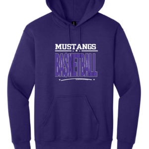 Mustangs Basketball Logo 1 - Heavy Blend Hooded Sweatshirt