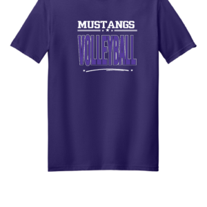 Mustangs Volleyball Logo 1 - Softstyle T-Shirts