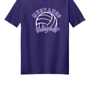 Mustangs Volleyball Logo 2 - Softstyle T-Shirts