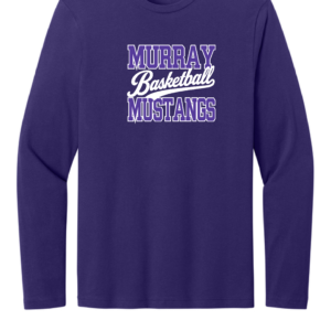 Murray Mustangs Basketball - Softstyle Long Sleeve Shirt