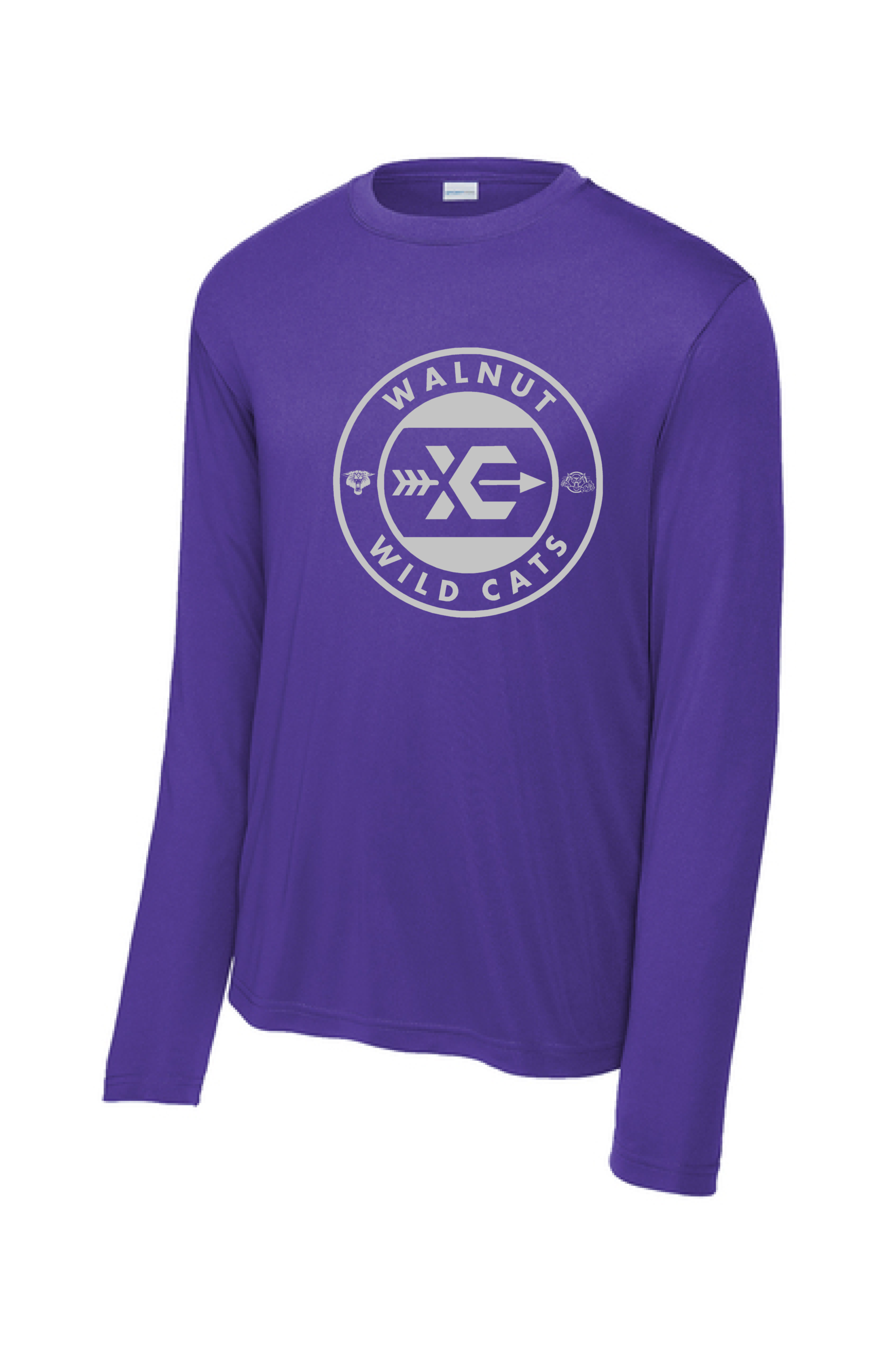 Walnut Wild Cats XC - Long Sleeve PosiCharge Competitor Tee - Image 10