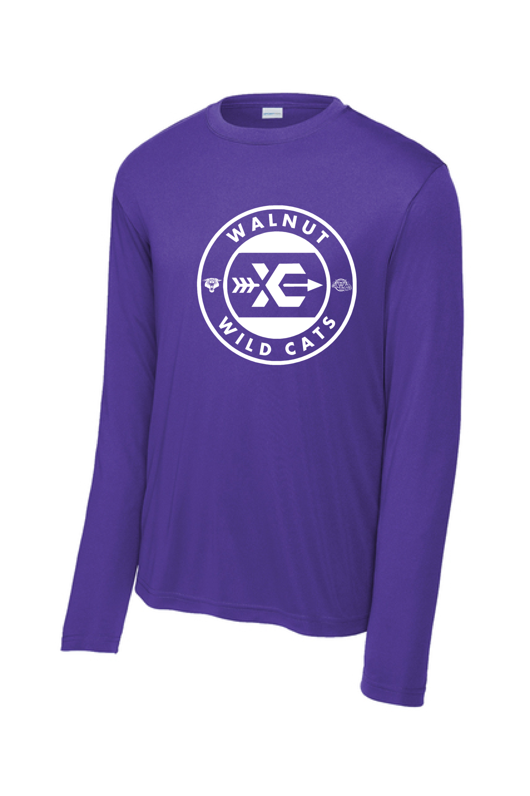 Walnut Wild Cats XC - Long Sleeve PosiCharge Competitor Tee - Image 9