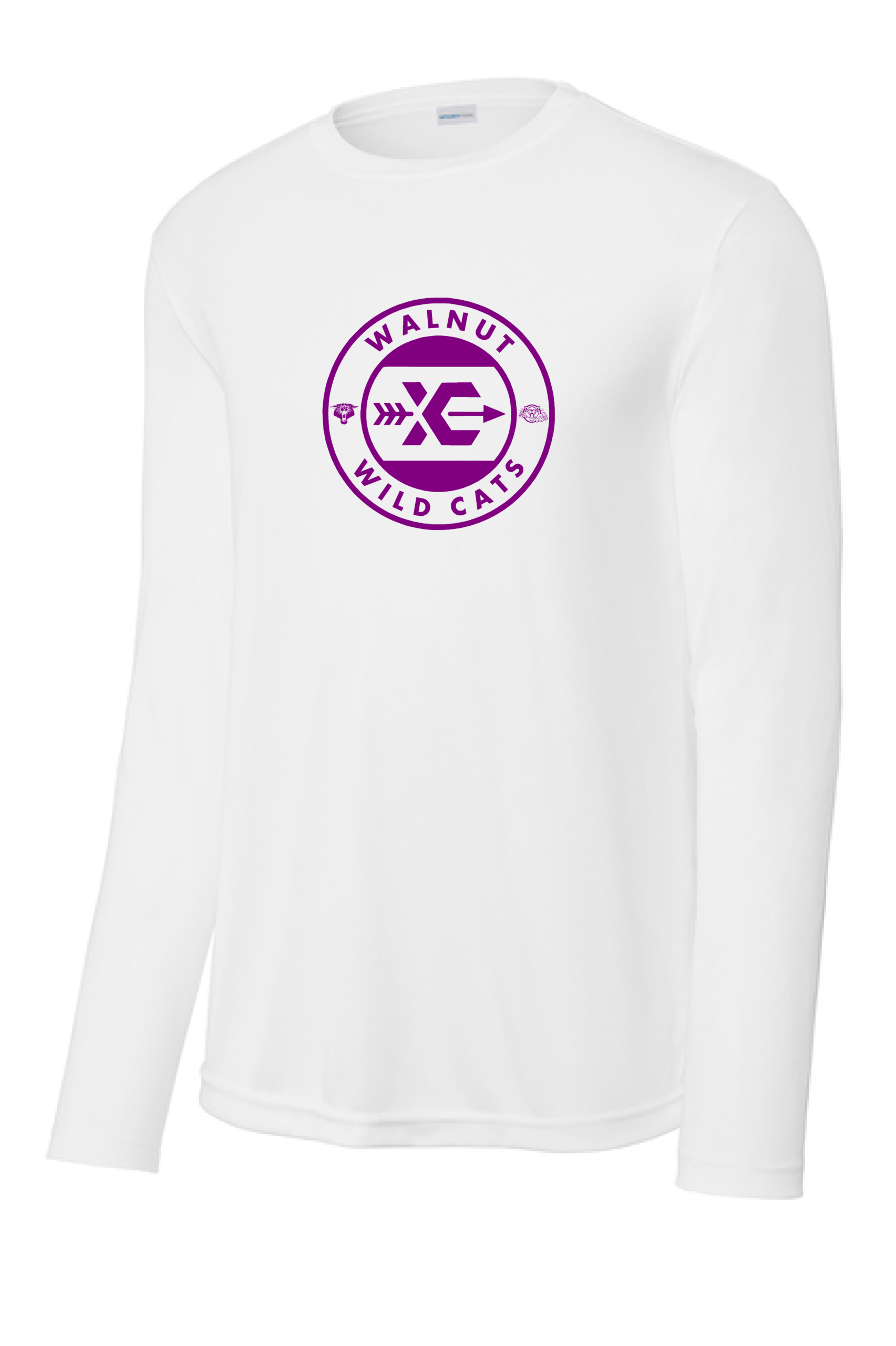 Walnut Wild Cats XC - Long Sleeve PosiCharge Competitor Tee - Image 3