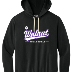 Walnut Volleyball - Comfort Colors Lightweight Hooded Sweatshirt
