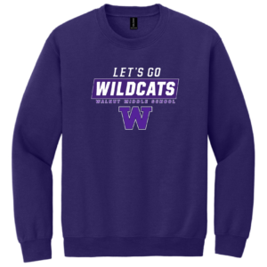 Let’s Go Wildcats W – Gildan Heavy Blend Crewneck Sweatshirt